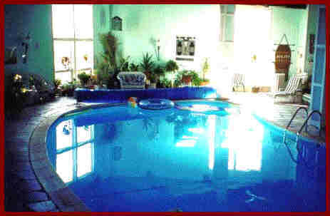40' long heated indoor swimming pool