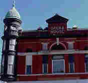 E. E. Warren Opera House, on the square in Greenfield